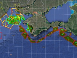 Россия закрыла море вдоль практически всего побережья оккупированного Крыма