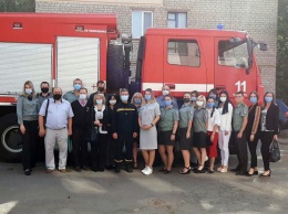 В Кривом Роге для сотрудников органов пробации провели занятия по пожарной безопасности, - ФОТО