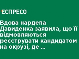 Вдова нардепа Давыденко заявила, что ее отказываются регистрировать кандидатом в округе, где выбрали мужа