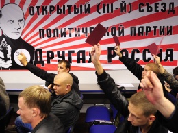 Незарегистрированная партия "Другая Россия" приняла решение о самороспуске