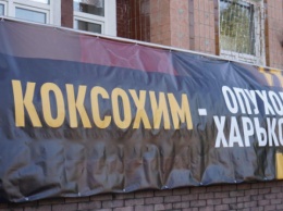 В Харькове снова митинговали против коксового завода