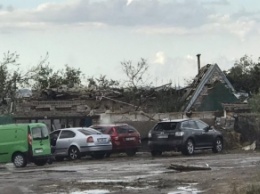 В Херсонской области непогода повредила десятки домов и газопровод (фото)