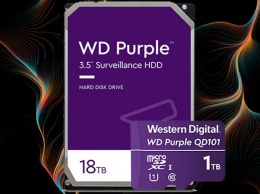 WD анонсировала накопители Purple для видеорегистраторов и аналитики данных