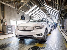 Volvo начала производство первого серийного электрокара