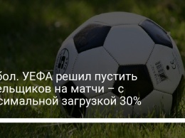 Футбол. УЕФА решил пустить болельщиков на матчи - с максимальной загрузкой 30%