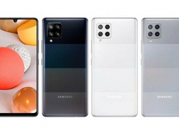 Опубликован официальный рендер Samsung Galaxy A42 5G в трех цветах