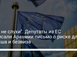 "Это не слухи". Депутаты из ЕС написали Арахмии письмо о риске для транша и безвиза