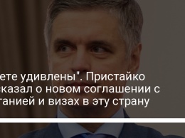 "Будете удивлены". Пристайко рассказал о новом соглашении с Британией и визах в эту страну