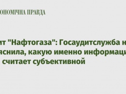 Аудит "Нафтогаза": Госаудитслужба не объяснила, какую именно информацию СМИ считает субъективной