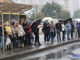 Киев накрыл мощный ливень