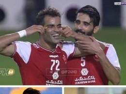 Иранский футболист получил полугодичную дисквалификацию за демонстрацию азиатского разреза глаз