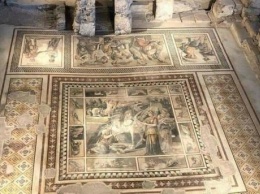 Крупнейшая в мире античная мозаика в древней Антиохии, что в Турции, пошла волнами от проседания