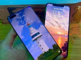 Включенные iPhone 12 и Huawei Mate 40 Pro показали на одном фото