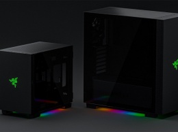 Корпуса Razer Tomahawk ATX и Mini-ITX наделены RGB-подсветкой Razer Chroma Underglow