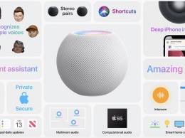 Apple представила колонку HomePod mini