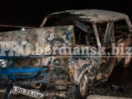ДТП в Бердянском районе: водитель заживо сгорел в авто