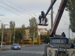 В Краматорске устанавливают светофоры на двух перекрестках