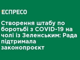 Создание штаба по борьбе с COVID-19 во главе с Зеленским: Рада поддержала законопроект