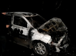 В Лозовой сожгли машину секретаря горсовета (фото)