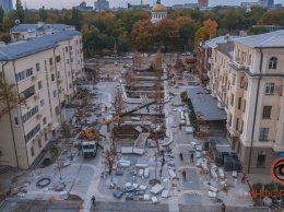 Реконструкция продолжается: как в Днепре выглядит улица Яворницкого