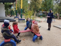 В Мелитополе в детском саду работали спасатели (фото)