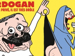 В Турции завели дело против Charlie Hebdo из-за карикатуры на Эрдогана (фото)