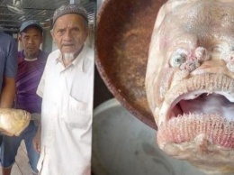 Рыбу с человеческим лицом поймали в Таиланде (ФОТО)