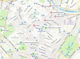 Появилась карта террористических атак в центре Вены