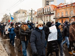 В Хабаровске сотни человек вновь вышли на акцию в поддержку Фургала