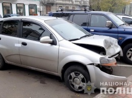 Одесситка захватила машину такси и устроила на ней ДТП