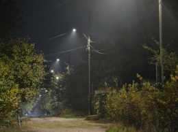 Поселок Котовского осветили тремя тысячами LED-светильников