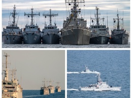 Корабли ВМСУ провели совместные учения с противоминной группой НАТО