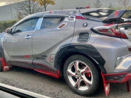 В сети показали дикую модификацию Toyota C-HR