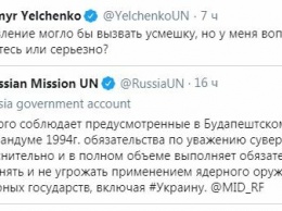 Украина в ООН пристыдила Россию после слов о "выполнении" Будапештского меморандума