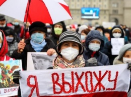 100-й день протестов: в Минске снова вышли на Марш пенсионеров