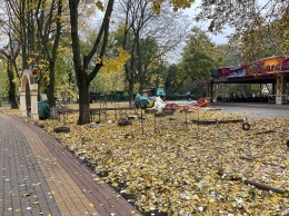 В парке Горького разбирают аттракционы: обещают больше зелени, фонтан и кафе