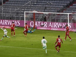 «Бавария» впервые в сезоне сыграла вничью, не сумев победить «Вердер»