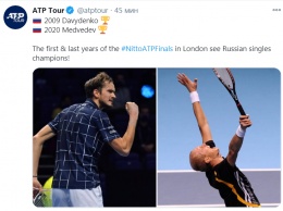 Россиянин выиграл теннисный чепионат мира