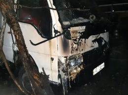В Кривом Роге от горящего мусора загорелся автомобиль