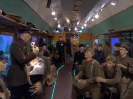 Передвижной музей "Поезд Победы" открыт для посещения в Москве
