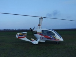 В Запорожье прошли испытания двухместного вертолета украинского производства (фото, видео)