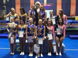 Николаевские батутистки - бронзовые призеры командного чемпионата Украины