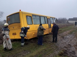 Пункт назначения - болото. На Днепропетровщине ученики не доехали в школу