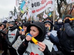 Митинг ФОПов: полиция перешла на усиленный режим