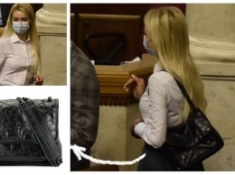 Нардеп Аллахвердиева пришла в Раду с очередной брендовой сумкой за 52 000 грн