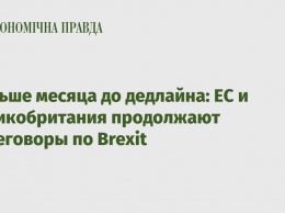 Меньше месяца до дедлайна: ЕС и Великобритания продолжают переговоры по Brexit