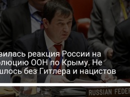 Появилась реакция России на резолюцию ООН по Крыму. Не обошлось без Гитлера и нацистов
