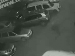В Днепре грабитель повалил женщину на землю и пытался отобрать сумку: видео