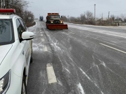 Из-за снегопада: на трассе Киев-Харьков-Должанский затруднен проезд