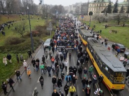 В Варшаве прошла антиправительственная демонстрация